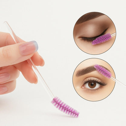 BrowLuxe – 50 Goupillons Précision pour Sourcils Parfaits