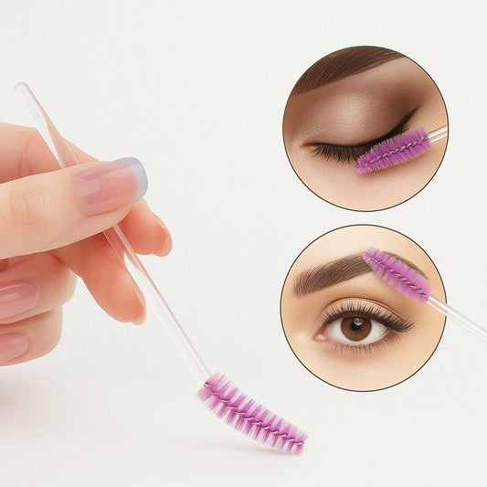 BrowLuxe – 50 Goupillons Précision pour Sourcils Parfaits